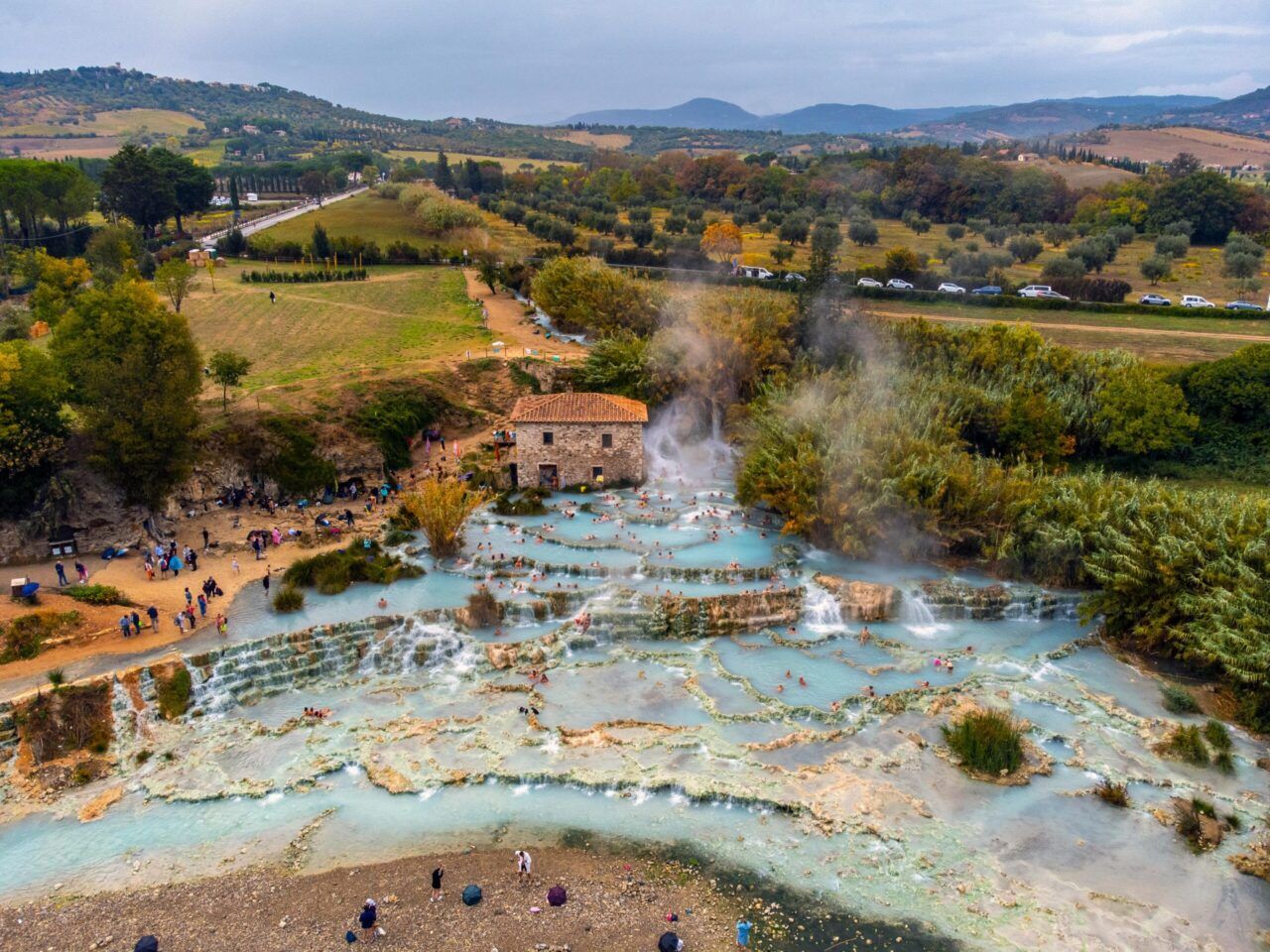 Le terme naturali e il paesaggio di Saturnia in Toscana